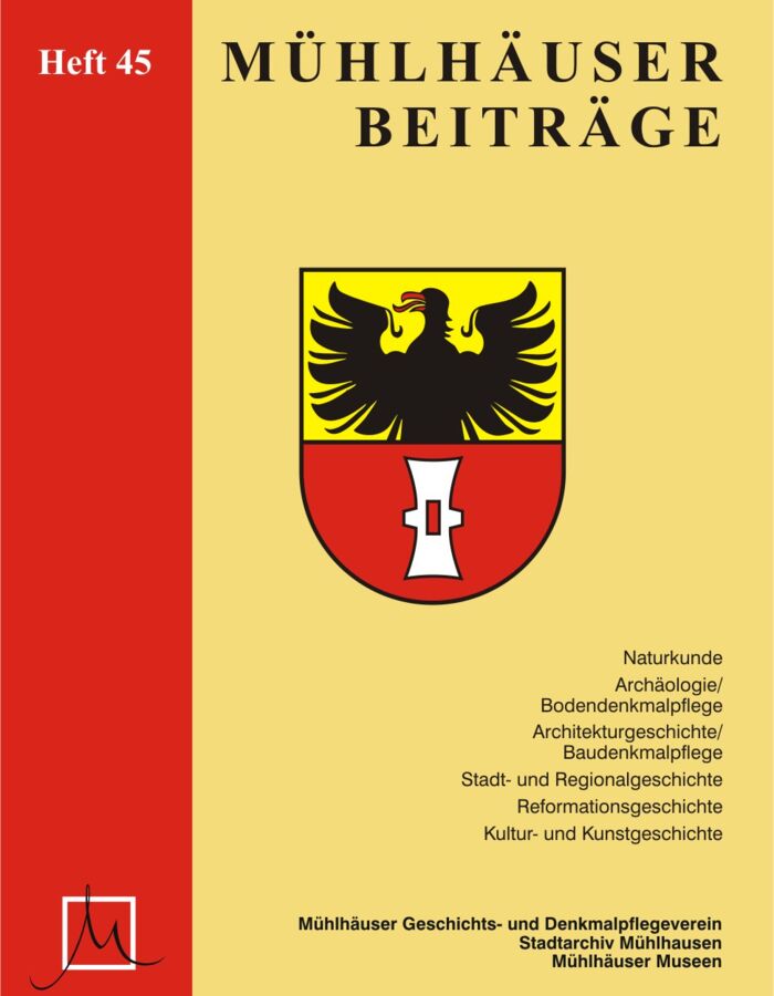 Heftumschlag der Mühlhäuser Beiträge